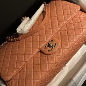 Chanel xxl airline flap bag